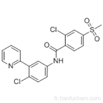 2-chloro-N- [4-chloro-3- (2-pyridinyl) phényl] -4- (méthylsulfonyl) benzamide / Vismodegib CAS 879085-55-9